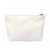 Gregorio COSMETICS-005   fehér női bőr kozmetikai táska 21 x 13 x 8 cm
