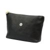 Gregorio COSMETICS-005 fekete női bőr kozmetikai táska 21 x 13 x 8 cm