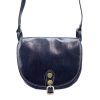 Florence 8863 M navy női bőr válltáska, oldaltáska 26 x 20 x 11 cm