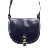 Florence 8863 M navy női bőr válltáska, oldaltáska 26 x 20 x 11 cm