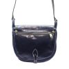 Florence 8863 M navy női bőr válltáska, oldaltáska 26 x 20 x 11 cm