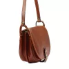 Florence barna női bőr válltáska, crossbody 26 x 20 x 11 cm