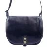 Florence 8863 navy női bőr válltáska, oldaltáska 30 x 26 x 12 cm