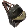 BRICIOLE 4134 fekete női rostbőr hátitáska 11 x 31 x 26 cm