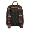 BRICIOLE 4134 fekete női rostbőr hátitáska 11 x 31 x 26 cm
