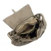VS 006 taupe női bőr kézitáska, oldaltáska 36 x 30 x 14 cm
