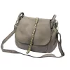 VS 006 taupe női bőr kézitáska, oldaltáska 36 x 30 x 14 cm