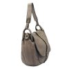 VS 006 taupe női bőr kézitáska, oldaltáska 36 x 30 x 14 cm 