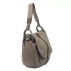 VS 006 taupe női bőr kézitáska, oldaltáska 36 x 30 x 14 cm
