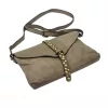 VS 013 taupe női bőr válltáska, oldaltáska 28 x 17 x 6 cm