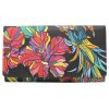 Rovicky R-N22-ART-18 színes virágmintás női bőr pénztárca 18 x 8.5 x 3.5 cm