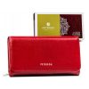 Peterson PTN 421077-SG piros női bőr pénztárca 18.5 x 9.5 x 3 cm