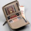 Peterson PTN SM-816 szürke kígyóbőr mintás női bőr pénztárca