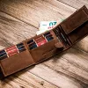 Peterson PTN 304E H barna férfi bőr pénztárca 12 x 9.5 x 2.5 cm