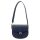 Luka 19-59 navy női bőr válltáska, oldaltáska 21 x 17.5 x 9 cm