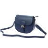 Luka 19-59 navy női bőr válltáska, oldaltáska 21 x 17.5 x 9 cm