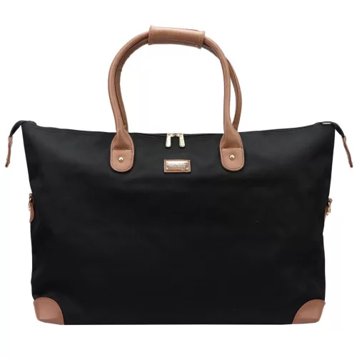 Northampton Polo Club 7032 fekete női utazótáska, shopper táska 55 x 35 x 21 cm