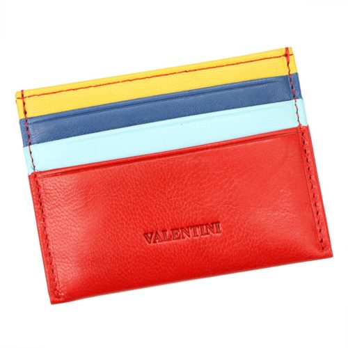Valentini 1836 P075 piros női bőr pénztárca 10 x 7.5 x 1.5 cm