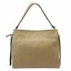 Luka 20-043 taupe női bőr válltáska, oldaltáska 31 x 25 x 12 cm