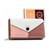 Peterson PTN RD-21-GCL-Y pink trikolor női bőr pénztárca 18.5 x 10 x 3.5 cm
