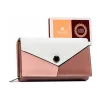 Peterson PTN RD-21-GCL-Y pink trikolor női bőr pénztárca 18.5 x 10 x 3.5 cm