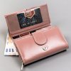 Peterson PTN RD-21-GCL-Y pink trikolor női bőr pénztárca 18.5 x 10 x 3.5 cm