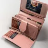 Peterson PTN RD-21-GCL-Y pink trikolor női bőr pénztárca 18.5 x 10 x 3.5 cm