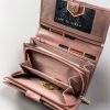 Peterson PTN RD-21-GCL-Y pink trikolor női bőr pénztárca 18.5 x 10 x 3.5 cm