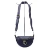 Luka 20-033 navy női bőr válltáska, oldaltáska, crossbody 25 x 16 x 10 cm