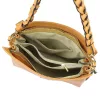 MiaMore 01-050 D narancs női bőr kézitáska, válltáska 31 x 26 x 13 cm 