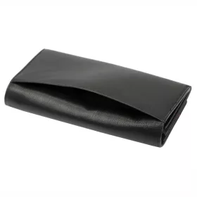   Albatross GN LW-L06 PIPE fekete-piros női bőr pénztárca 18.5 x 9.5 x 2.8 cm