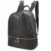 BRICIOLE 4120 fekete apró mintás női hátizsák 12 x 31 x 27 cm