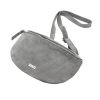 MiaMore 01-029 Z szürke női bőr válltáska, oldaltáska, crossbody 28 x 20 x 7 cm