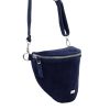 MiaMore 01-029 Z navy kék női bőr válltáska, oldaltáska, crossbody 28 x 20 x 7 cm