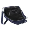 MiaMore 01-029 Z navy kék női bőr válltáska, oldaltáska, crossbody 28 x 20 x 7 cm