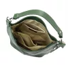 MiaMore 01-053 khaki női bőr válltáska 40 x 35 x 16 cm