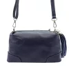 MiaMore 01-004 navy női bőr válltáska, oldaltáska 26 x 14 x 11 cm