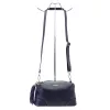 MiaMore 01-004 navy női bőr válltáska, oldaltáska 26 x 14 x 11 cm