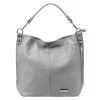 MiaMore 01-053 taupe női bőr válltáska 40 x 35 x 16 cm