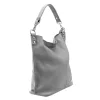 MiaMore 01-053 taupe női bőr válltáska 40 x 35 x 16 cm