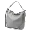 MiaMore 01-053 taupe női bőr válltáska 40 x 35 x 16 cm