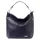 MiaMore 01-053 sötétkék női bőr válltáska 40 x 35 x 16 cm