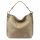  MiaMore 01-053 bézs női bőr válltáska 40 x 35 x 16 cm