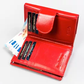   Peterson PTN 70-BO barna női bőr pénztárca 13 x 9 x 2.5 cm