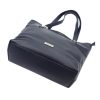 MiaMore 01-058 navy kék női bőr válltáska, shopper 40 x 30 x 12 cm