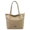 MiaMore 01-058 mogyoróbarna női bőr válltáska, shopper 40 x 30 x 12 cm