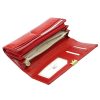 Gregorio GL-106 piros női rostbőr pénztárca 19 x 10 x 4 cm