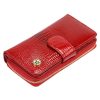 Gregorio croco mintás, piros női pénztárca 17 × 9,5 cm
