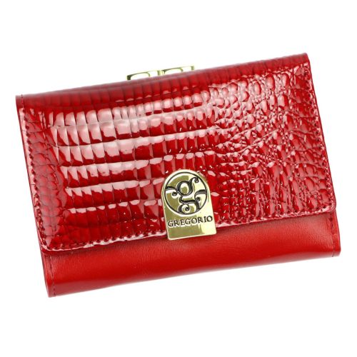 Gregorio GL-117 piros női pénztárca 12.5 x 9 x 3 cm