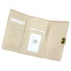 Gregorio HL-108 bézs virágmintás női bőr pénztárca 14.5 x 9 x 3.8 cm
